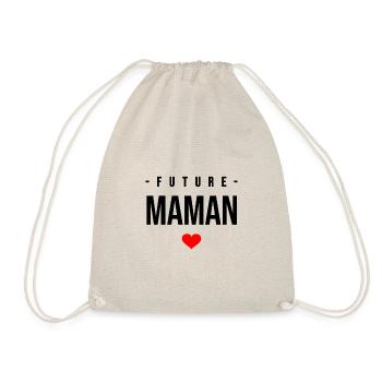 FUTURE MOM - Drawstring Bag - nature - Front