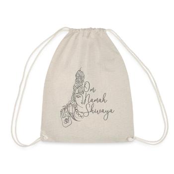 Om Namah Shivaya - Drawstring Bag - nature - Front