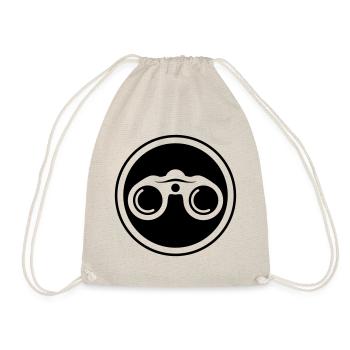 Binoculars Icon - Drawstring Bag - nature - Front