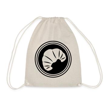 Croissant Symbol - Turnbeutel - Natur - Vorne