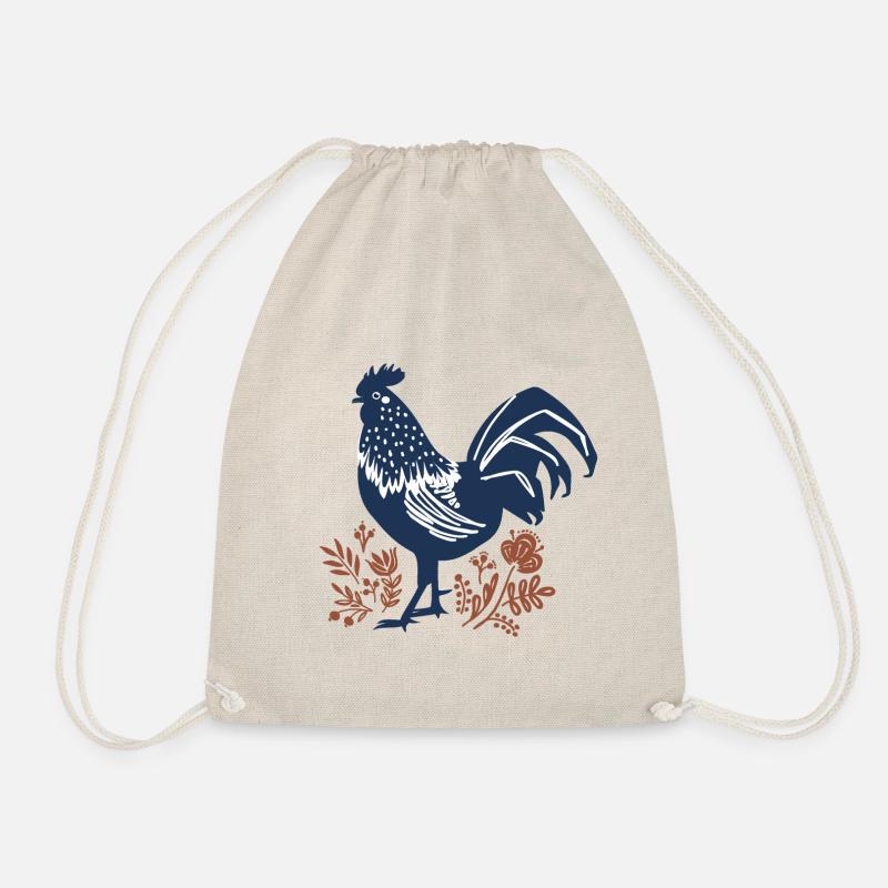 Coq - Sac de sport léger - nature