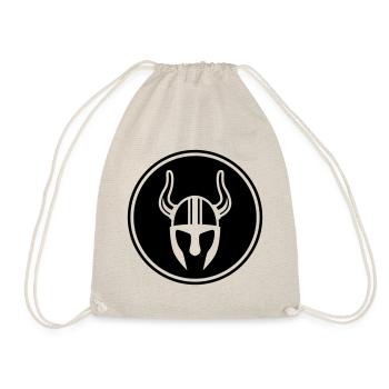 Viking Helmet - Drawstring Bag - nature - Front