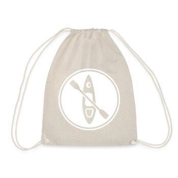 Canoe icon - Drawstring Bag - nature - Front