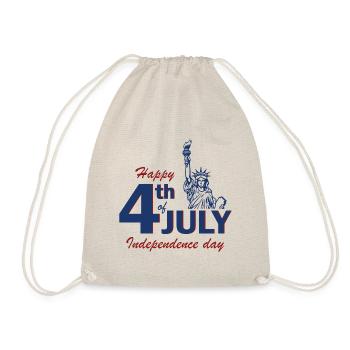 Freiheitsstatue USA Amerika Flagge 4. Juli - Turnbeutel - Natur - Vorne