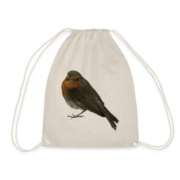 Robin - Drawstring Bag - nature - Front