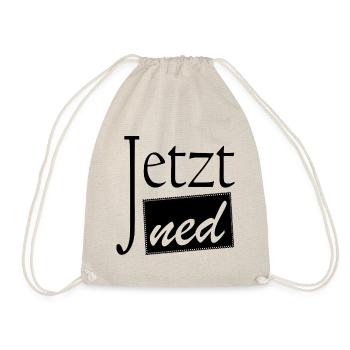 Jetzt ned Dialekt Wien Österreich schwarz - Turnbeutel - Natur - Vorne