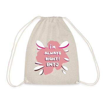 ENTJ stéréotype design droit - Sac de sport léger - nature - Devant