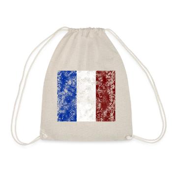 France drapeau vintage Tricolore Fan - Sac de sport léger - nature - Devant