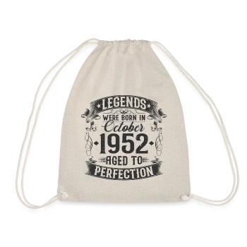 Octobre Né en 1952 Legends Anniversaire - Sac de sport léger - nature - Devant