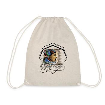 Fantasy nymph rainbow hair - Drawstring Bag - nature - Front