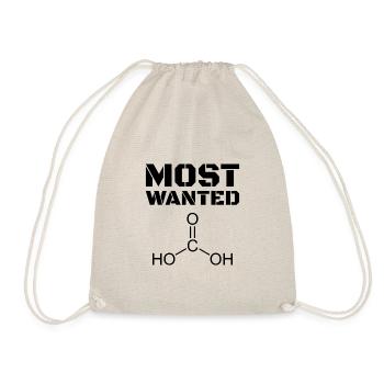 Most Wanted Carbonic Acid H2CO3 Funny Saying - Drawstring Bag - nature - Front