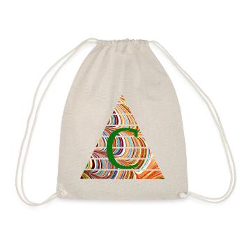 triangle e 56 c - Drawstring Bag - nature - Front