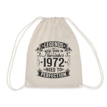 Novembre Né 1972 Légendes Anniversaire - Sac de sport léger - nature - Devant