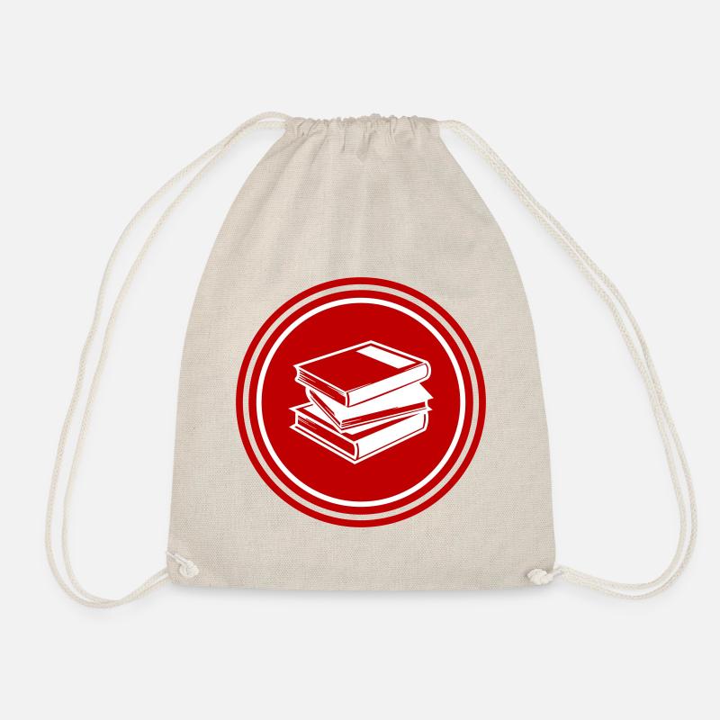 Bücher lesen - Turnbeutel - Natur