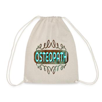 OSTEOPATHIE THERAPIE - BERUF THERAPEUT OSTEOPATH - Turnbeutel - Natur - Vorne