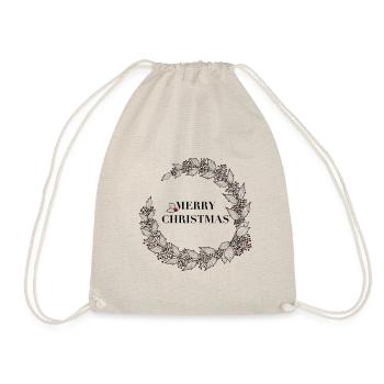 Merry Christmas - Drawstring Bag - nature - Front