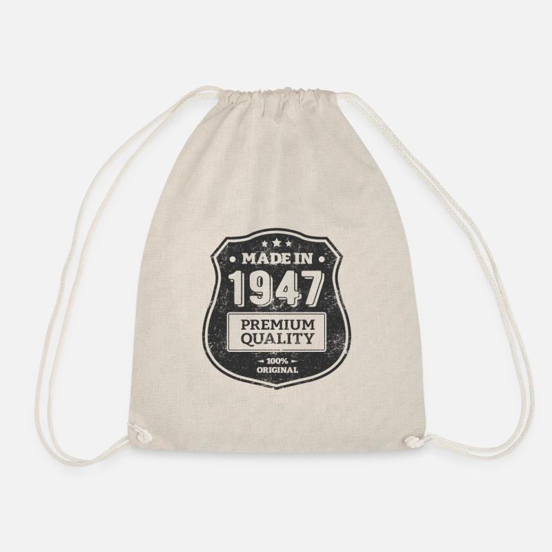 MADE IN 1947 - Drawstring Bag - nature