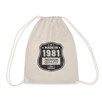 MADE IN 1981 - Drawstring Bag - nature - Front