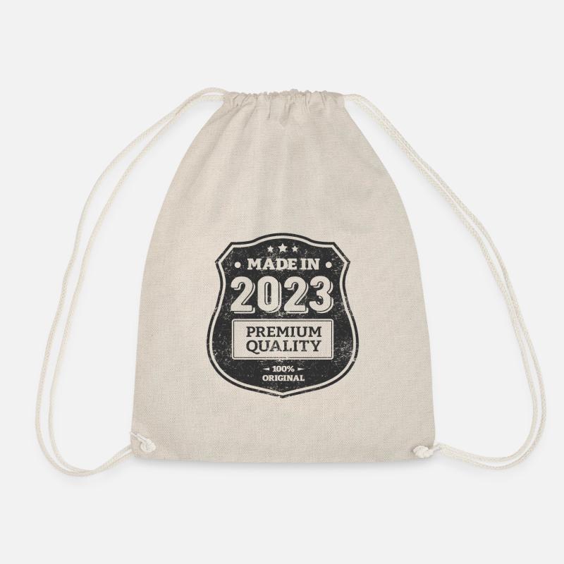 MADE IN 2023 - Drawstring Bag - nature