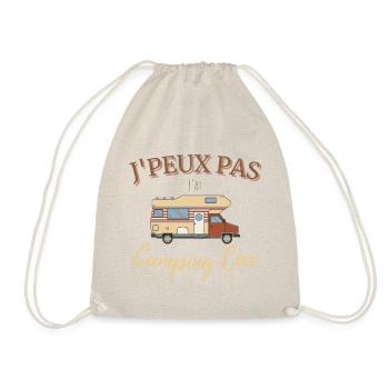 J'peux pas j'ai Camping Car vintage - Sac de sport léger - nature - Devant