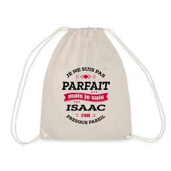 ISSAC PARFAIT - PRENOM ISSAC - Sac de sport léger - nature - Devant