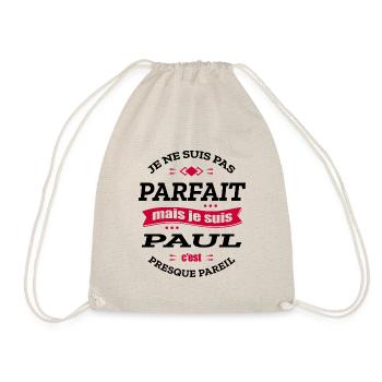 PAUL PARFAIT - PRENOM PAUL - Sac de sport léger - nature - Devant