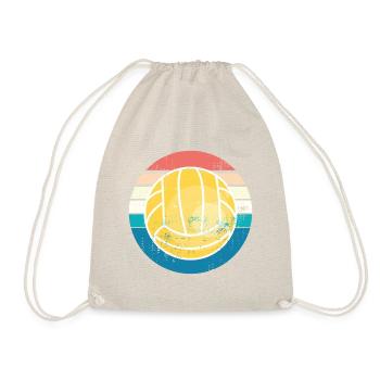 Volleyball Retro - Drawstring Bag - nature - Front