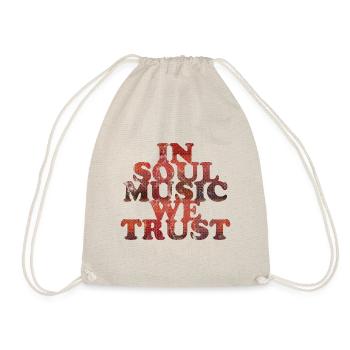 Dans la musique soul en qui nous avons confiance - Sac de sport léger - nature - Devant