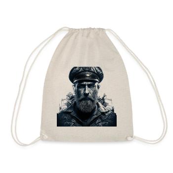 The beauty of seafaring, sailing captain nautical - Drawstring Bag - nature - Front