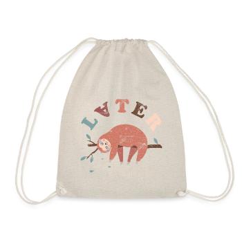 Later Sloth - Drawstring Bag - nature - Front