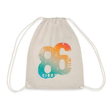 86 1986 Vintage - Drawstring Bag - nature - Front