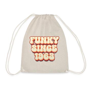 Funky since 1963 - Turnbeutel - Natur - Vorne