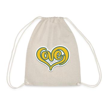 Love Vintage - Turnbeutel - Natur - Vorne