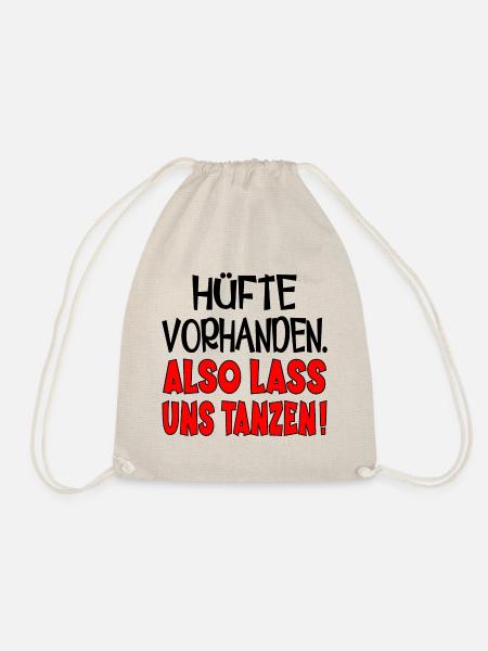 TANZEN HÜFTE - Turnbeutel - Natur