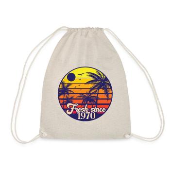 Fresh since 1970 - Drawstring Bag - nature - Front