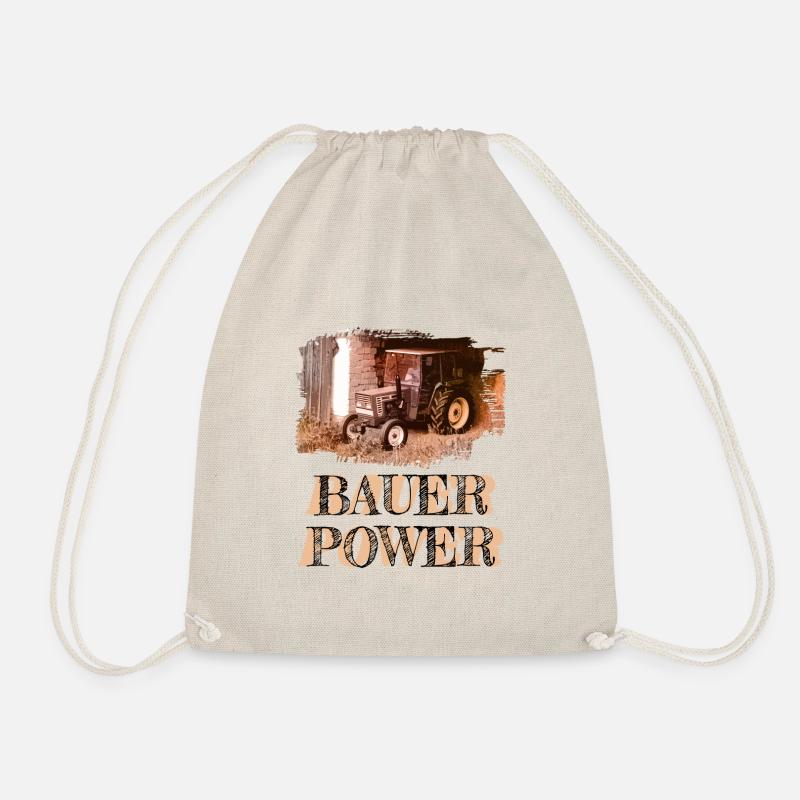 Bauer Power - Turnbeutel - Natur