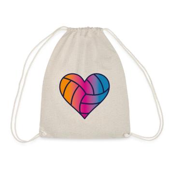 Volleyball Sport - Drawstring Bag - nature - Front