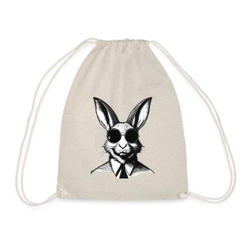 Lustiger Hase Osterhase Ostern - Turnbeutel - Natur - Vorne