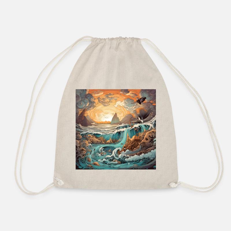 Himmel und Meer - Turnbeutel - Natur