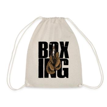 Boxen Boxing Vintage - Drawstring Bag - nature - Front