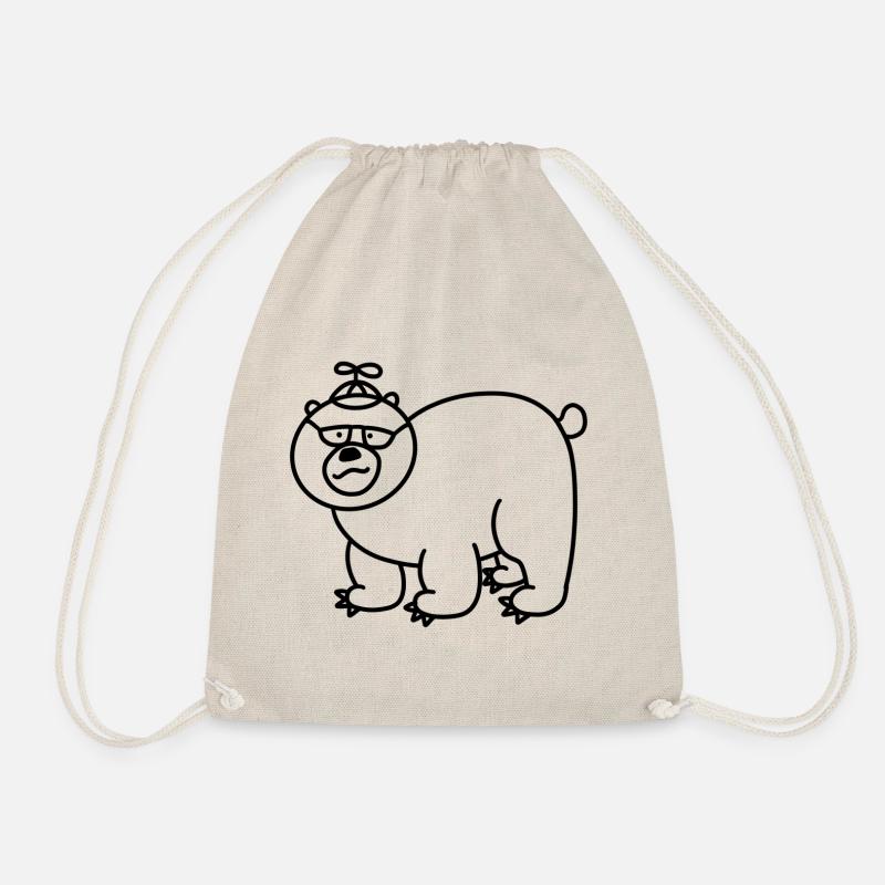 Anti-Zoo Ten - Drawstring Bag - nature
