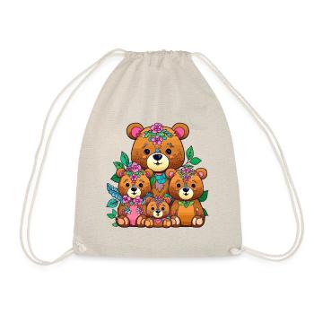 Famille Bear Teddy - Sac de sport léger - nature - Devant