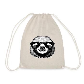 Sloth Illustration - Drawstring Bag - nature - Front