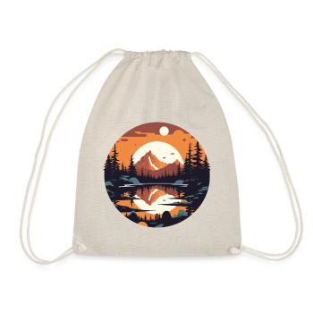 Sunset Outdoor Nature - Drawstring Bag - nature - Front