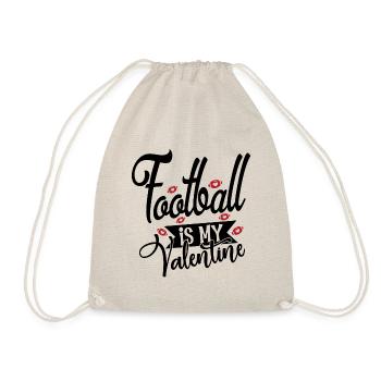 Le football est ma Saint-Valentin - Football américain - Sac de sport léger - nature - Devant