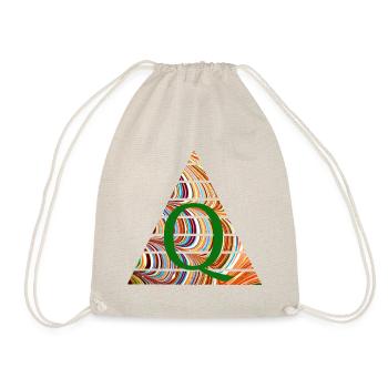 Dreieck E 56 Q - Drawstring Bag - nature - Front