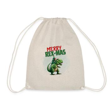 Joyeux Rex-Mas - Sac de sport léger - nature - Devant