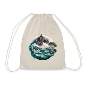 outdoors in nature - Drawstring Bag - nature - Front