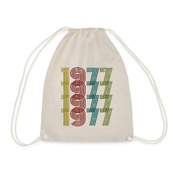 Vintage 1977 - Drawstring Bag - nature - Front