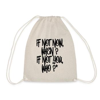 If not now when if not you who - Sac de sport léger - nature - Devant